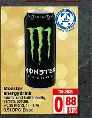 Elli Markt Monster Energy Drink Angebot