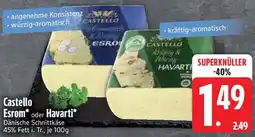 Edeka Castello Esrom oder Havarti Angebot