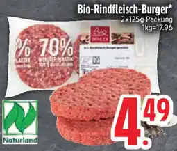 Edeka Bio-Rindfleisch-Burger Angebot