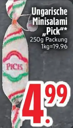 Edeka Ungarische Minisalami „Pick" Angebot