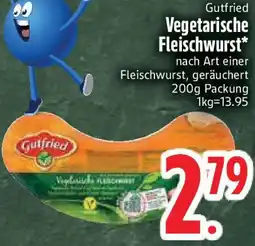 Edeka Gutfried Vegetarische Fleischwurst Angebot