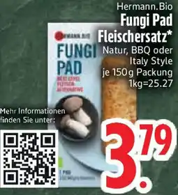 Edeka Hermann Bio Fungi Pad Fleischersatz Angebot