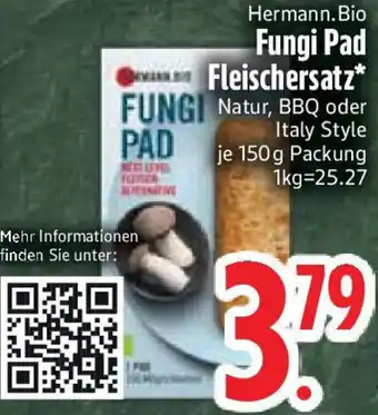 Edeka Hermann Bio Fungi Pad Fleischersatz Angebot