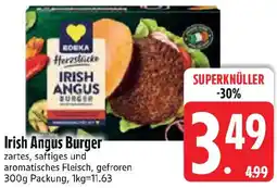 Edeka EDEKA Herzstücke Irish Angus Burger Angebot
