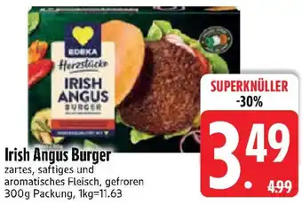 Edeka EDEKA Herzstücke Irish Angus Burger Angebot