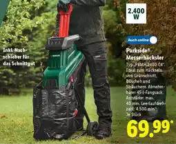 Lidl Parkside Messerhäcksler Angebot