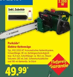 Lidl Parkside Elektro-Kettensäge Angebot