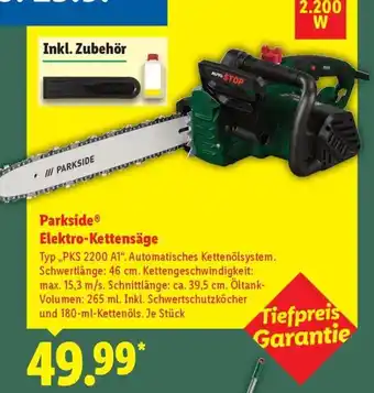 Lidl Parkside Elektro-Kettensäge Angebot