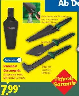 Lidl Parkside Gartengerät Angebot