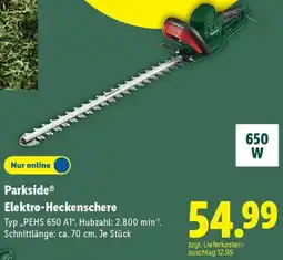 Lidl Parkside Elektro-Heckenschere Angebot