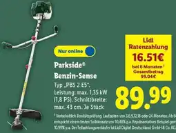 Lidl Parkside Benzin-Sense Angebot