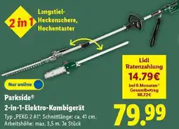 Lidl Parkside 2-in-1-Elektro-Kombigerät Angebot