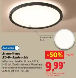 Lidl Livarno Home LED-Deckenleuchte Angebot