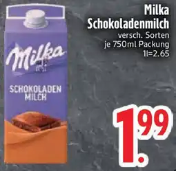 Edeka Milka Schokoladenmilch Angebot