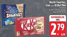 Edeka Nestlé Smarties, Lion oder KitKat Mini Angebot