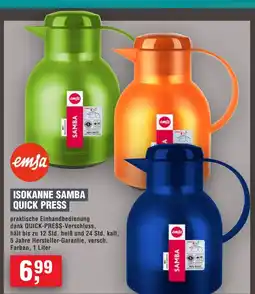 Handelshof emsa ISOKANNE SAMBA QUICK PRESS Angebot