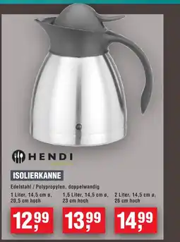 Handelshof HENDI ISOLIERKANNE Angebot