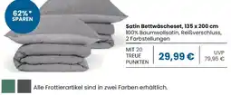 Edeka SCHIESSER Satin Bettwäscheset, 135 x 200 cm Angebot