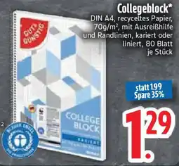 Edeka GUT & GÜNSTIG Collegeblock Angebot