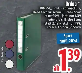 Edeka Ordner Angebot