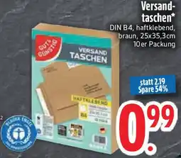 Edeka GUT & GÜNSTIG Versandtaschen Angebot
