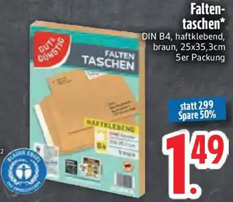 Edeka GUT & GÜNSTIG Faltentaschen Angebot