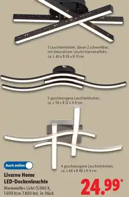 Lidl Livarno Home LED-Deckenleuchte Angebot