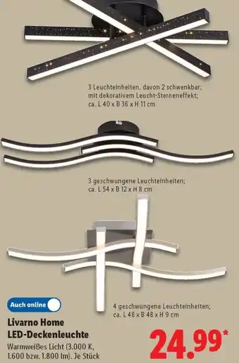 Lidl Livarno Home LED-Deckenleuchte Angebot