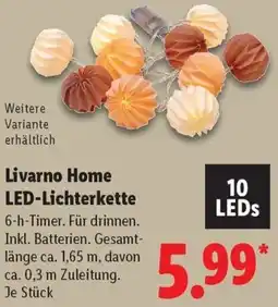 Lidl Livarno Home LED-Lichterkette Angebot