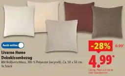 Lidl Livarno Home Dekokissenbezug Angebot