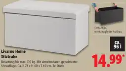 Lidl Livarno Home Sitztruhe Angebot