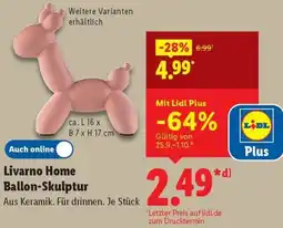Lidl Livarno Home Ballon-Skulptur Angebot