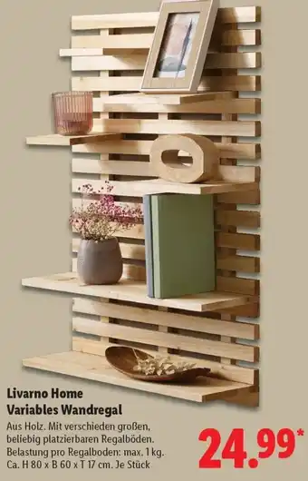 Lidl Livarno Home Variables Wandregal Angebot