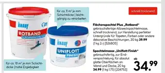 Hellweg Knauf flächenspachtel plus rotband Angebot