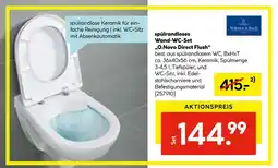 Hellweg Villeroy & boch spülrandloses wand-wc-set „o.novo direct flush“ Angebot