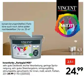 Hellweg Vincent linnenfarbe „farbspiel mix“ Angebot