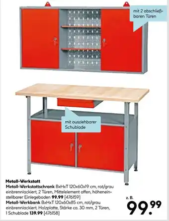 Hellweg Metall-werkstattschrank Angebot