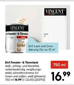 Hellweg Vincent 2in1 fenster- & türenlack Angebot