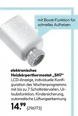 Hellweg Elektronisches heizkörperthermostat „sh7“ Angebot