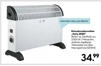 Hellweg Heizwärmekonvektor „vario 2000“ Angebot