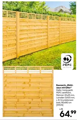 Hellweg Zaunserie „dichtzaun mit gitter“ Angebot