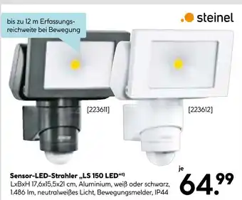 Hellweg Steinel sensor-led-strahler „ls 150 led“ Angebot