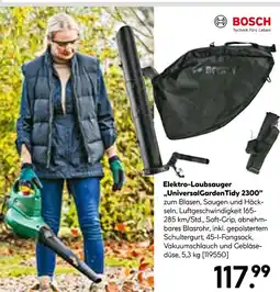 Hellweg Bosch elektro-laubsauger „universalgardentidy 2300” Angebot