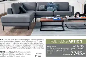 Zurbrüggen Rolf benz eckgarnitur Angebot