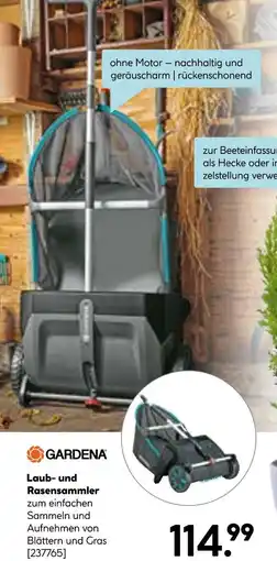 Hellweg Gardena laub- und rasensammler Angebot