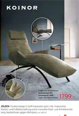 Zurbrüggen Koinor liege Angebot