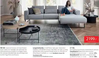 Zurbrüggen Just b! longchairkombi pm 100 Angebot