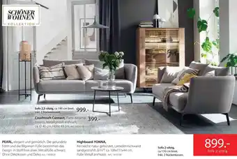 Zurbrüggen Schöner wohnen sofa 2,5-sitzig Angebot