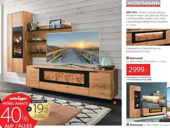 Zurbrüggen Wöstmann wohnwand Angebot