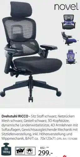 Zurbrüggen Novel drehstuhl ricco Angebot